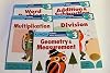 Kumon Grade 3 Math Workbooks (5 Books) - Addition & Subtraction, Multiplication, Division, Geometry & Measurement and Word Problem