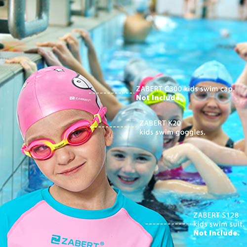 ZABERT 3 Pack K20 Kids Swim Goggles, Swimming Goggles for Kids Toddler