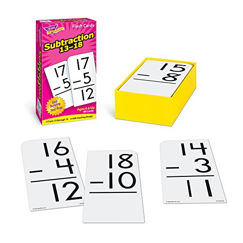 Skill Drill Flash Cards: Subtraction 13-18
