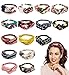 ADRAMATA 15 Pcs Boho Floral Headbands for Women Vintage Turban Elastic Hairband Cute Wrap Twisted Criss Cross Hair headbands Accessories