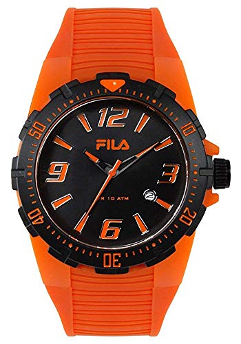 Fila Reloj Analógico para Unisex Adultos de Cuarzo con Correa en Silicona FILA38-023-003
