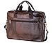 Videng Polo POLO VIDENG M278 Men's Classic Top Cow Leather Business Handbag Briefcase Shoulder Messenger Satchel Bag For Laptop Macbook Father's Day Gift (Brown)