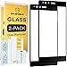 [2-PACK]-Mr Shield For Huawei P9 Plus [Tempered Glass] [Full Cover] [Black] Screen Protector with Lifetime Replacement Warranty