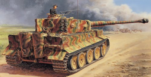 Italeri 510006507 - 1:35 IT WW2 Panzerkampfwagen VI Tiger I Ausführung E, grün – Bild 3