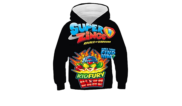 Superzings Sudadera Super Zings 3D Impreso Kids Hoodies Cartoon Anime  Pullover Boy Girl Tops S: Amazon.es: Ropa
