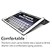 ROARTZ iPad Air Case, Gray Slim Fit Smart Rubber Coated Folio Case Hard Shell Cover Light-Weight Auto Wake/Sleep for Apple iPad Air 1st Generation Model A1474/A1475/A1476 Retina Display