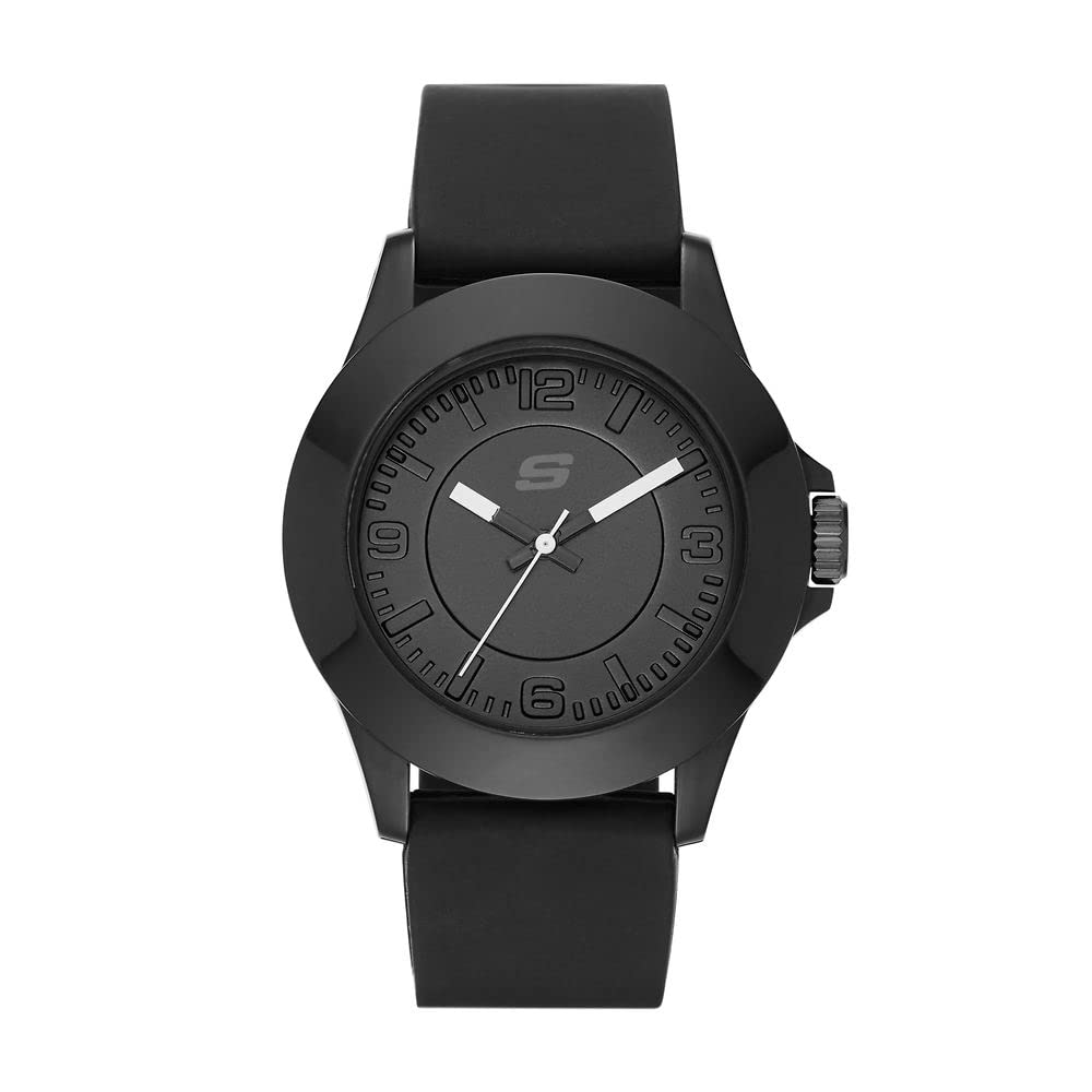 Skechers Women's Rosencrans Mid Quartz Plastic and Silicone Casual Sports Watch