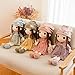 HWD 16'' Plush Girl Toys Doll , Soft Stuffed Figure Dolls , Clothes Detachable (Purple)