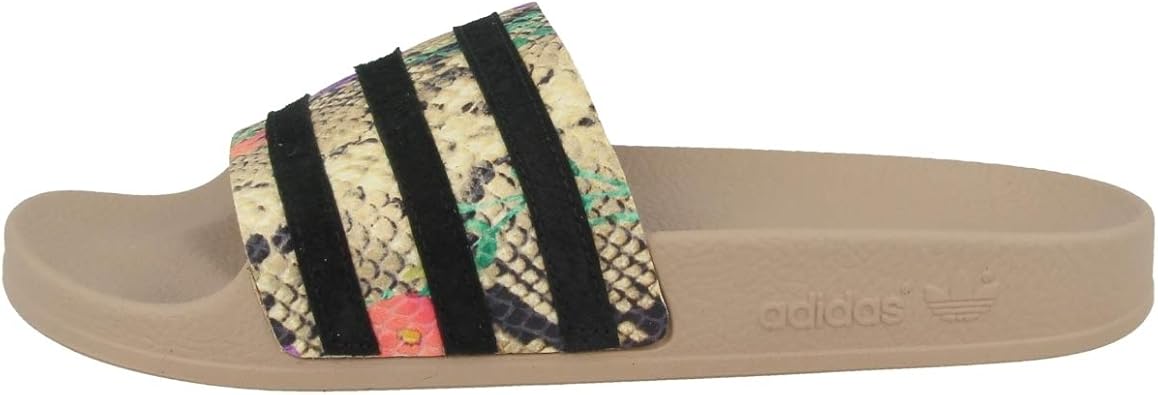 adilette pale nude core black