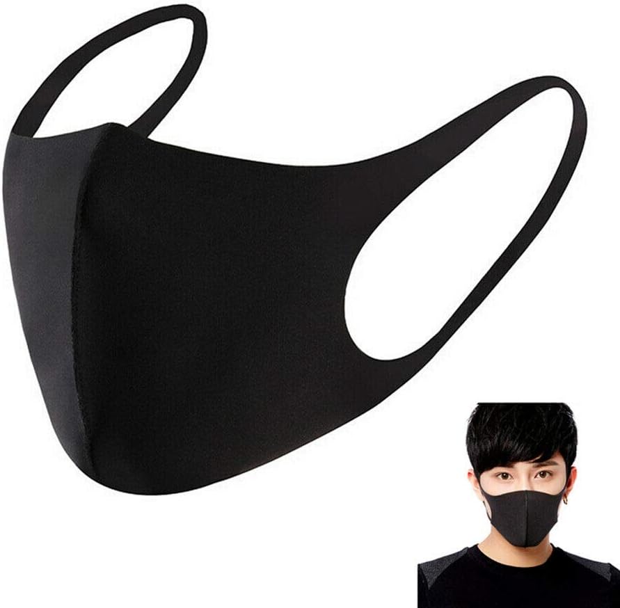Mouth Mask Anti Pollution Mask Men Women Kids Washable Cotton Face Mask Mouth Mask Anti Dust Mask Foldable Mask Outdoor Cycling Camping Ski Half Face Masks Safety Masks Mouth Mask Cover 2PCS