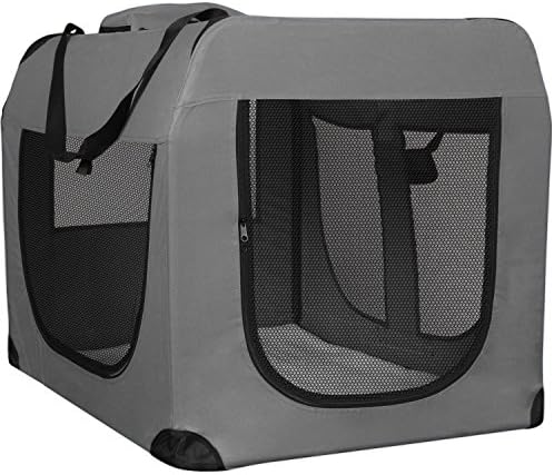 NEW Dog Crate Soft Sided Pet Carrier Foldable Training Kennel Portable Cage House-XL