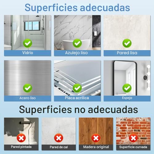Luxear Ganchos Ventosa de Baño para Toallas 6 Piezas Colgador Ventosa para Toallas Albornoz, Perchero Ventosa Giratorio, Percha Ventosa Resistentes para Cocina Baño Pared Azulejos Vidrio, Transparente | Rotating Suction Cup Hanger for Towels, Bathrobe, Heavy Duty Hanger for Kitchen Bathroom Wall Tiles Glass, Transparent