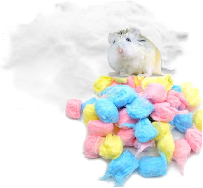 Warm Carefresh Bedding In Cotton, Cotton Balls Filler For Hamster House