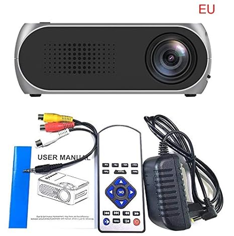 So De Buts Mini Proyector, vídeo Full 1080P Mini HD Proyector LCD ...