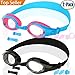 COOLOO Kids Swim Goggles, 2 Pack Swimming Goggles for Boy and Girls No Leaking Anti-Fog Waterproof Goggles for Kids 3-15