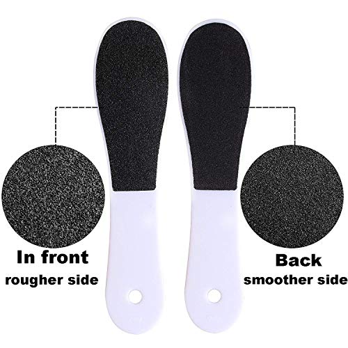 Somaer Pedicure Foot File, Double-Sided Colossal Foot Rasp and Callus Remover Best Foot Care Pedicure Plastic Surface Tool to Remove Hard Skin(Pack of 5)