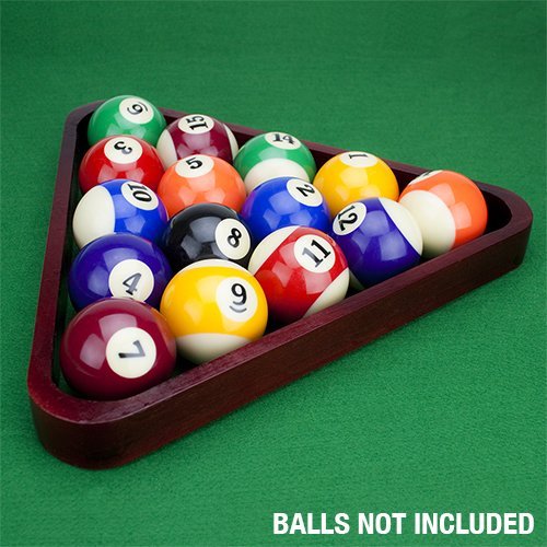 Felson Billiard Supplies Mahogany Stain Triangle and Diamond Billiard Ball Racks (Тwo Рack)