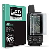[2-Pack] TUSITA Tempered Glass Screen Protector Bundle for Garmin GPSMAP 66i 66s 66st - HD Clarity Protective Film - Handheld GPS Accessories