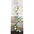 Support Plantes Grimpantes Métal 150cm X 50cm | Décoration Jardin Oiseaux | Antirouille | Brun