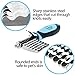 Pet Dematting Tool Mat Comb Rake Grooming Tools for Long or Matted Hair and Undercoat for Dogs and Cats