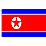 Korea North Flag 5 x 3 FT - 100% Polyester With Eyelets FlagSuperstore©