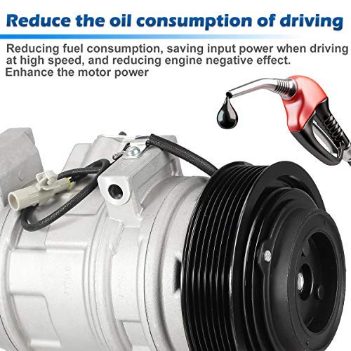AUTEX AC Compressor and Clutch Assembly 97365 98365 CO 11163C