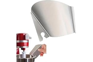 Stainless Steel Pouring Shield, Stand Mixer Pouring Shield, Attachment Accessories Stainless for Stand Mixer Bow Pouring Chut