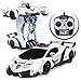 Best Choice Products 1/12 Scale RC Police Luxury Sport Remote Control Car w/ Steering Wheel Remote (White)