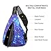 ICOLOR Sling Backpack Canvas Crossbody Shoulder Bag Multipurpose Beach Tote Pack Bags Rucksack for Men Women Hiking Cycling Walking Dog Travel Daypack for Lady Girl Teens Women & Men