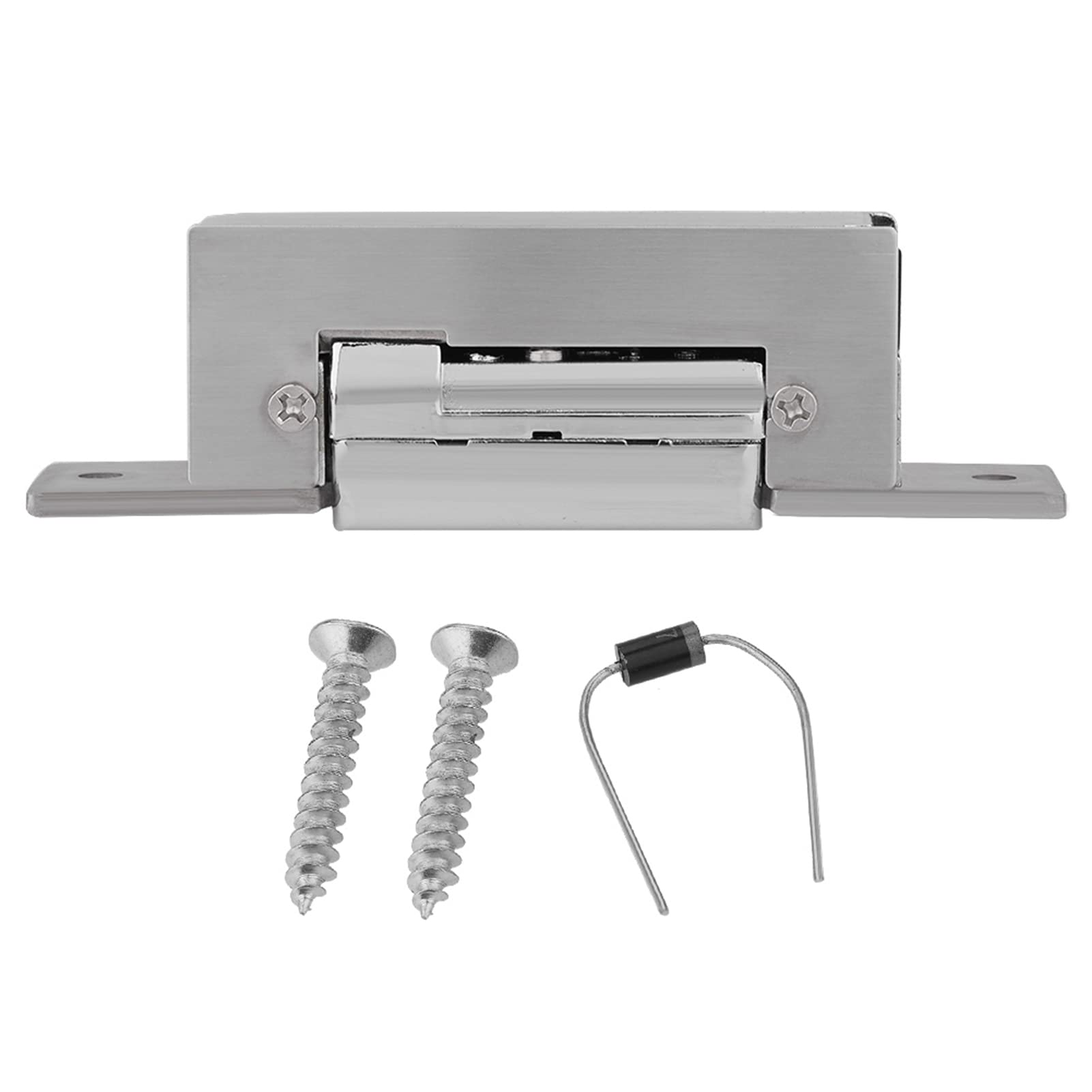 Electric Strike Door Lock Adjustable Narrow-Type Electric Strike Door Lock Double Unlock Mode Access Control Lock for Schools, Mines, FactoriesLocks and Accessories