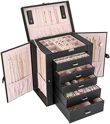 ProCase Large Jewelry Organizer Box for Women Girls, Layers