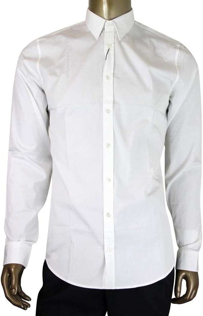 skinny white dress shirt