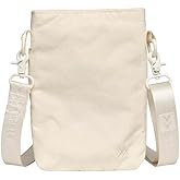 Thread Wallets Small Pocket Sling for Women & Men, Simple Purse and Bag for Concerts & Walking (Off White)
