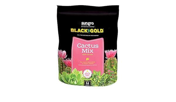 Amazon Com Black Gold 1410602 8 Qt P 8 Quart Cactus Mix Potting Soil Home Kitchen