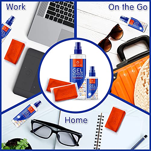 Screen Cleaner Spray TV Screen Cleaner (1) 8oz & (1) 2oz Gel