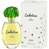 Gres Cabotine Women Eau De Toilette Spray, 3.4 Ounce, WHITE