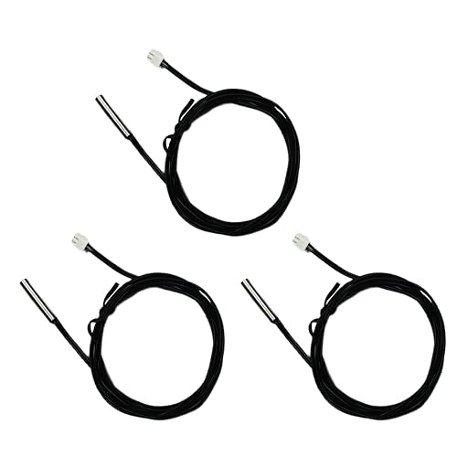 10K Temperature Sensor Probe, 3pcs 1 Meter Waterproof Temp Sensor Probe ...