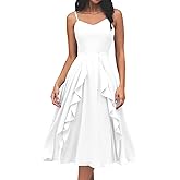 HomRain Women's Cocktail Tea Party Beach Dresses Formal Graduation Wedding Guest Chiffon Summer Evening Elegant Dress 2025
