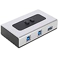 USB3.0 Manual Sharing Switch for USB Device USBHUB Printer Scanner Two Computers (A/B Switch)