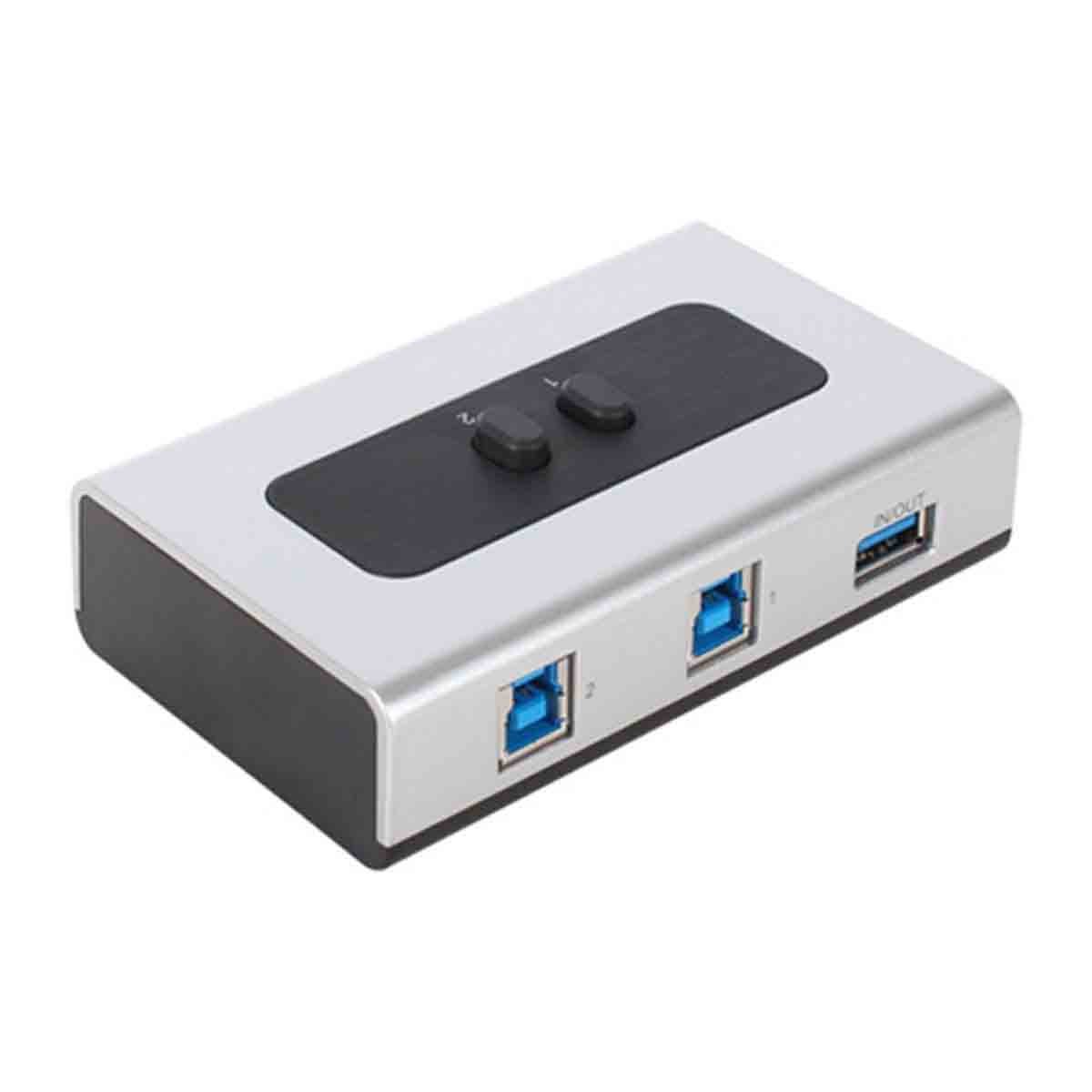 USB3.0 Manual Sharing Switch for USB Device USBHUB Printer Scanner Two Computers (A/B Switch)