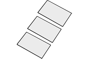 KUIDAMOS 3pcs Replacement Top Screen Lens Plastic Cover for 2DS Handheld Game Console LCD Screen, Antiwear Repair Kit, Conven