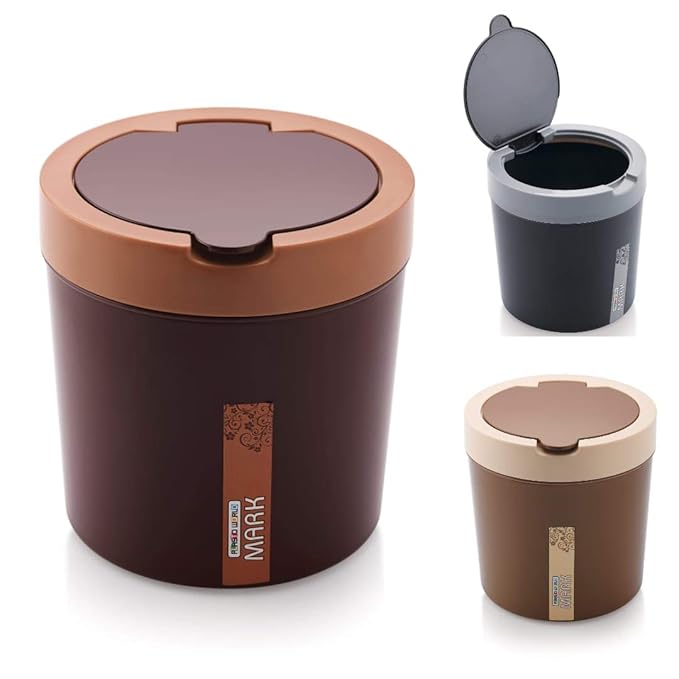 PLASTO WORLD MARK TABLETOP DUSTBIN Amazon.in Home Improvement