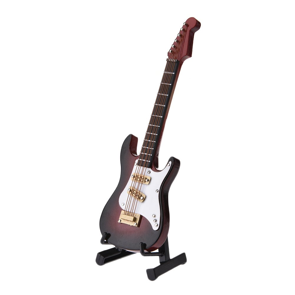 Mini Electric Guitar Boxed Top Grade Gift Mini Musical Instrument Model