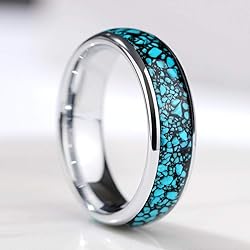 THREE KEYS JEWELRY Tungsten Carbide Mens Womens