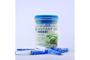 XIAOYUE Aquarium glue, instant clear Glue for Plants Corals aquascaping,25 pcs Safe and quick-drying aquascape water plant aquatic plants, moss, coral, stone, wood, etc - Transparent color