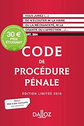 Code de procédure pénale