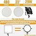 GVM 2 Packs LED Video Light, Dimmable Bi-Color, Lighting for YouTube Studio Photography, Upgrade LED Panel with LCD Screen, Video Shooting with Light Stand Kit, 480 LED Beads, 2300K-6800K, CRI 97+