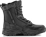 Maelstrom Women's TAC FORCE 8 Inch Military Tactical Duty Work Boot with Zipper, Black, 7.5 M US