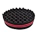 New Magic Twist Hair Sponge, ELERA Afro Braid Style Dreadlock Coils Wave Hair Curl Sponge Brush (Double-side oval)1pcs