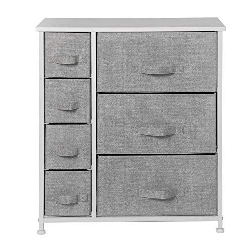 7 Drawers Dresser Furniture Storage Tower Unit for Bedroom, Hallway, Closet, Office